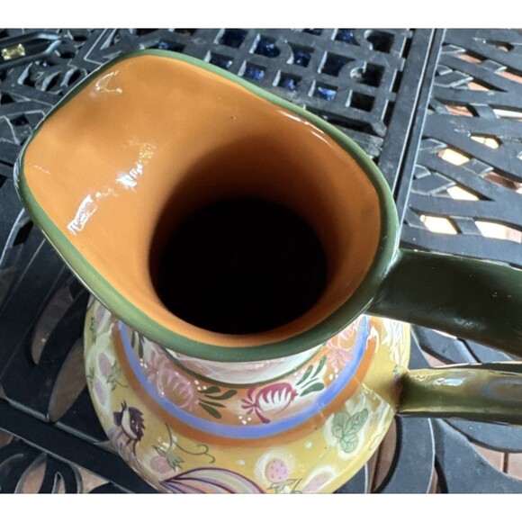Zrike "Chanticleer" Rooster Theme - Danna Cullen Design PITCHER Jug Large - Picture 6 of 7